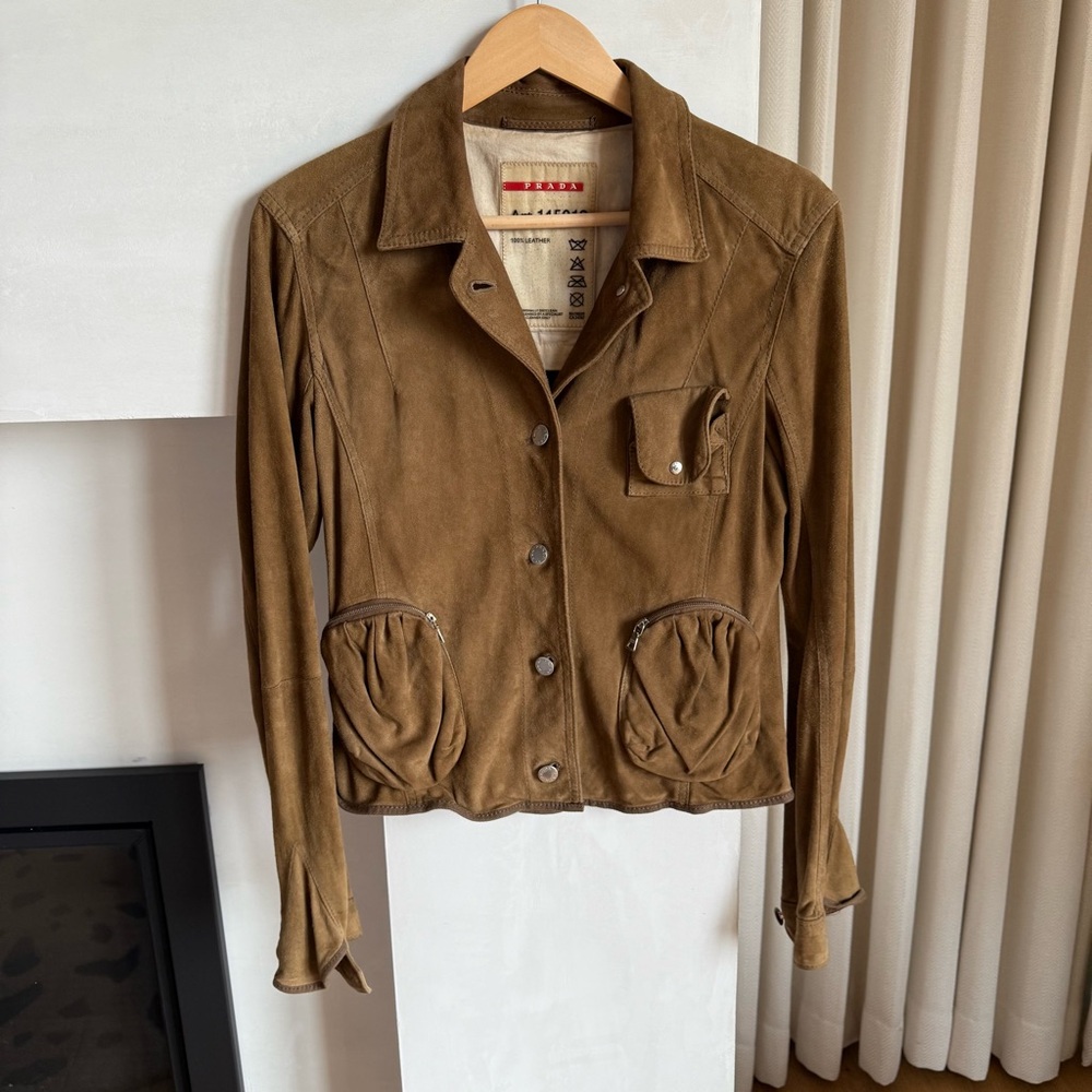 Prada Brown Suede Jacket